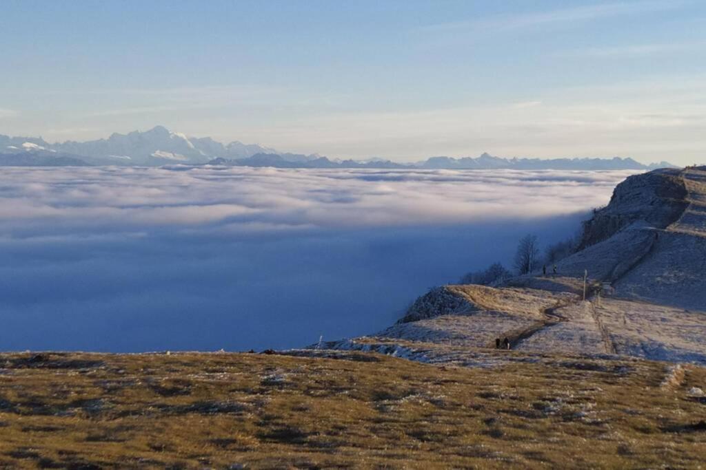 Gîte du Fourpéret-Parc Naturel du Haut-Jura Longevilles-Mont-dʼOr Exterior foto