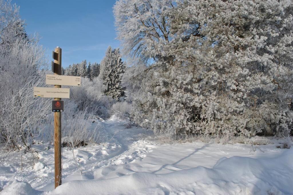 Gîte du Fourpéret-Parc Naturel du Haut-Jura Longevilles-Mont-dʼOr Exterior foto